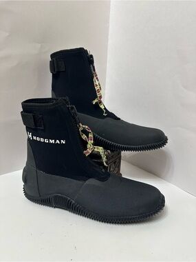 Hodgman Black Neoprene Wader Shoes Size 10 With Zipper